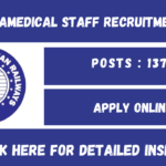 RRB Paramedical Staff Recruitment 2024